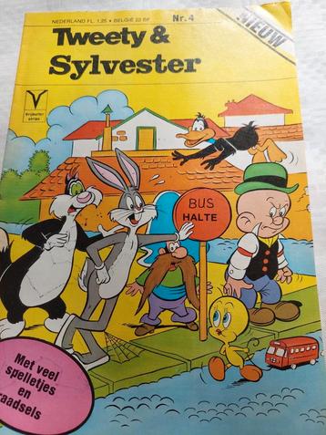 Tweety  en Sylvester nr 4, Une BD, Enlèvement ou Envoi, Comme neuf