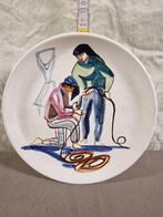 Assiette Secla Portugal peinte par Hansi Stael, Antiquités & Art, Antiquités | Céramique & Poterie, Enlèvement ou Envoi