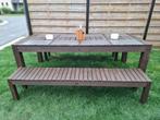 Tuinset massieve teak, Ophalen, Meer dan 8 zitplaatsen, Zo goed als nieuw, Bank