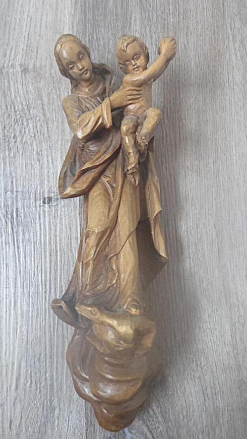 Oberammergauer Schnitzerei Bergmann Madonna, Antiek en Kunst, Antiek | Religieuze voorwerpen, Ophalen of Verzenden