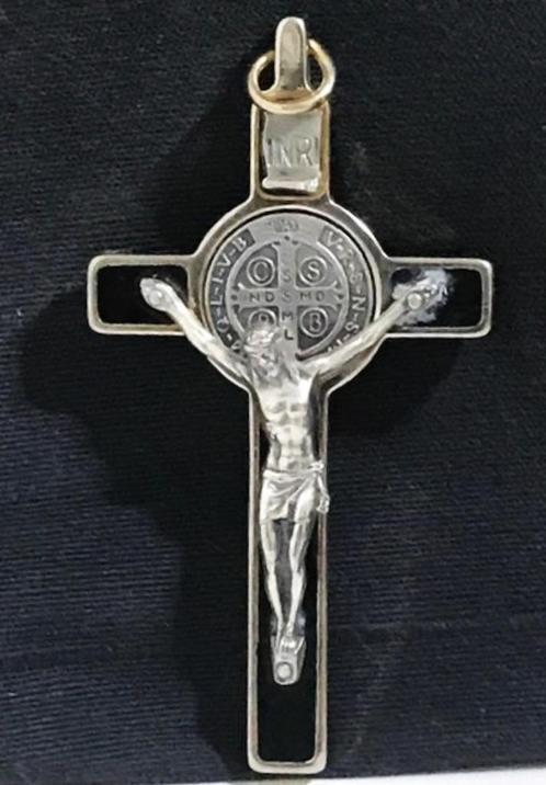 Kruis Exorcisme uitdrijven zilver St.Benedictus ✞ antiek🙏🙏, Antiek en Kunst, Antiek | Religieuze voorwerpen, Ophalen of Verzenden