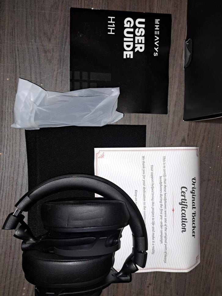 Casque Heavys H1H neuf /non utilisé avec certificat Backer, TV, Hi-fi & Vidéo, Casques audio, Neuf, Circum-aural, Autres marques