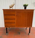 Vintage teakhouten dressoir, Huis en Inrichting, Kasten | Overige, Ophalen, Gebruikt