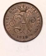 Munt België 2 Centimes 1919 Frans, Postzegels en Munten, Munten | België, Ophalen of Verzenden, Brons, Losse munt