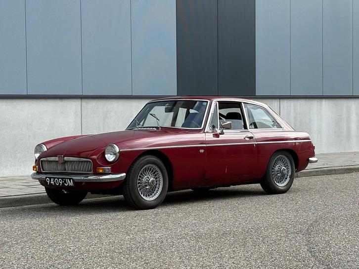 MG BGT 1800 Rally  Rally, Auto's, MG, Bedrijf, Lederen bekleding, Benzine, Coupé, Handgeschakeld, Rood, Zwart
