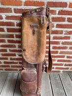 Prachtige , unieke, lederen vintage Golftas te koop, Sport en Fitness, Golf, Overige merken, Gebruikt, Tas, Ophalen