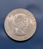 Munt Koningin Elisabeth II / Churchill, 1965, Postzegels en Munten, Ophalen of Verzenden, Overige landen, Losse munt