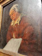 portret geschilderd op een berdt, Ophalen