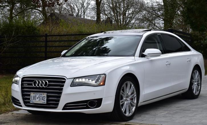 Audi A8 Long 4.2i V8 FSI Quattro Tiptronic, Auto's, Audi, Bedrijf, Te koop, A8, ABS, Airbags, Alarm, Bluetooth, Boordcomputer