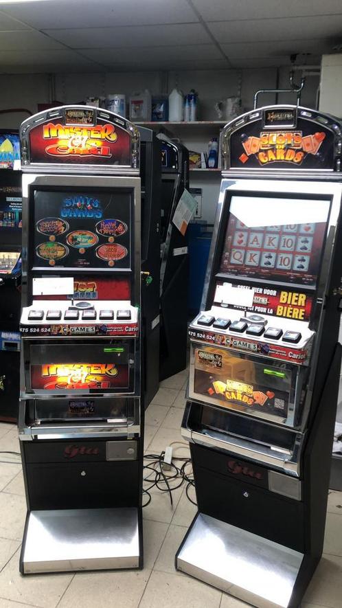 Slots of cards, Verzamelen, Automaten | Gokkasten en Fruitautomaten, Zo goed als nieuw, Euro, Met sleutels, Ophalen of Verzenden