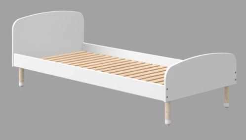 Flexa bed 90x200 cm wit, Enfants & Bébés, Chambre d'enfant | Lits, Utilisé, 180 cm ou plus, 85 à 100 cm, Sommier à lattes, Matelas