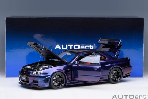Nissan Skyline GT-R Midnight Purple Autoart nieuw, Hobby en Vrije tijd, Modelauto's | 1:18, Nieuw, Auto, Autoart, Ophalen of Verzenden