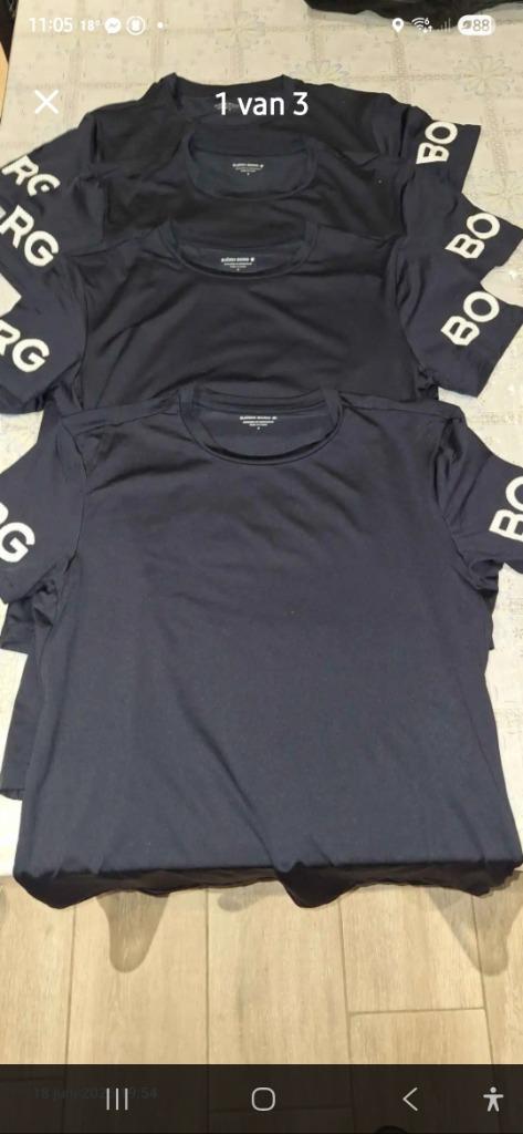 Björn Borg (t-shirten) - NIEUW! -, Kleding | Heren, T-shirts, Nieuw, Maat 46 (S) of kleiner, Blauw, Ophalen