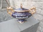 Italiaanse Cobalt blauwe vaas met deksel, Ophalen