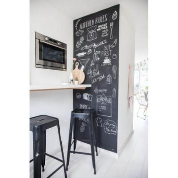 Krijtbord folie merk Aslan breedte 137cm - nog 8,4m beschikbaar voor biedingen