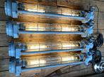 Industriele tl lamp oude fabriekslamp, Ophalen of Verzenden, Gebruikt, Metaal, Minder dan 50 cm