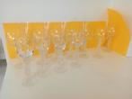 Set van 15 kristallen glazen Draped Girl, Overige typen, Ophalen of Verzenden, Zo goed als nieuw