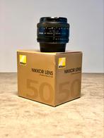 Nikon 50mm f/1.8D AF Nikkor, Zo goed als nieuw, Standaardlens