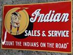 Indian emaille reclame bord en veel andere decoratie borden, Reclamebord, Ophalen of Verzenden, Zo goed als nieuw