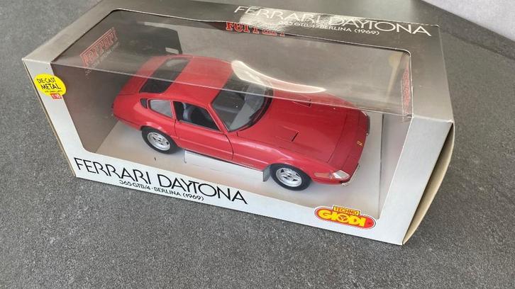 TECHNO GIODI 1:18 Ferrari 365 GTB/4, Hobby en Vrije tijd, Modelauto's | 1:18, Nieuw, Auto, Overige merken, Ophalen of Verzenden
