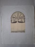 Litho Marcel Maeyer uit 1979 "Venster", Antiek en Kunst, Kunst | Litho's en Zeefdrukken, Ophalen of Verzenden