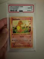 1999 Pokemon Charmander 1st Edition PSA 10, Hobby en Vrije tijd, Verzamelkaartspellen | Pokémon, Ophalen of Verzenden, Zo goed als nieuw