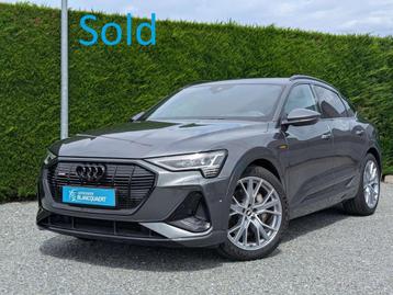 Audi Q8 e-tron ! verkocht ! - 2x s-line + black style - le beschikbaar voor biedingen