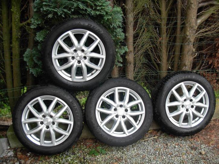 Audi A4 Allroad - Audi A6 - 225/55 R17 101V winterset, Auto-onderdelen, Banden en Velgen, Banden en Velgen, Winterbanden, 17 inch