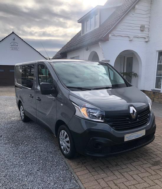 Renault Trafic 1.6 Dci L1-H1 DUB.CAB 2019 122Pk 85.000KM, Auto's, Renault, Bedrijf, Trafic, ABS, Diesel, Euro 6, Handgeschakeld