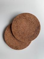 onderzetters / kurk / 2 stuks, Ophalen, Gebruikt
