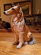 Vintage porseleinen beeld Border Collie Italy, Ophalen of Verzenden