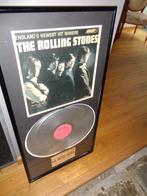 Rolling Stones "verzilverde LP's+Lijst [England's Newest H.], Affiche, Œuvre d'art ou Peinture, Utilisé, Envoi