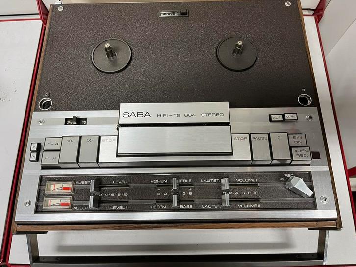 Magnétophone à bandes Vintage SABA HiFi-TG 664 Stereo - 70s, TV, Hi-fi & Vidéo, Enregistreurs audio, Magnétophone, Enlèvement