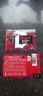 Bieretiket Duvel imperial blond br. Duvel Moortgat, Verzamelen, Biermerken, Ophalen of Verzenden, Duvel