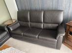 lederen salon, Huis en Inrichting, Zetels | Complete zithoeken, Ophalen, Gebruikt, Leer