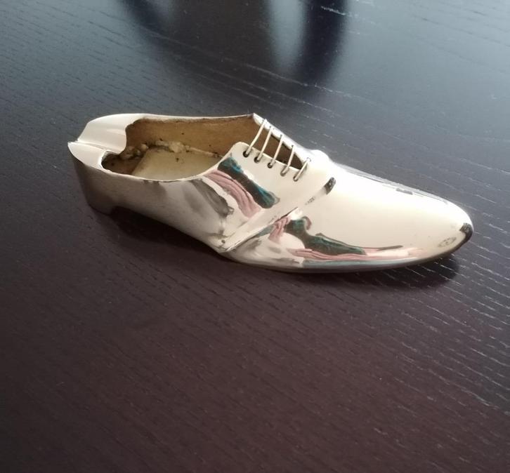 Kleine koperen tafelasbak, retro decor., Antiek en Kunst, Antiek | Keramiek en Aardewerk, Ophalen