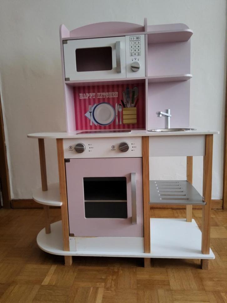 Speelgoedkeukentje, Kinderen en Baby's, Speelgoed | Speelkeukens, Gebruikt, Speelkeuken, Hout, Ophalen