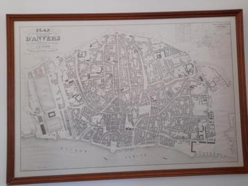 Plan d'Anvers dans un cadre en chêne, Enlèvement