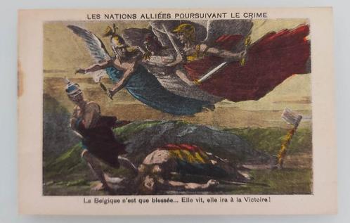 WW I  Colored PC  - Les Nations Alliées Poursuivant Le Crime, Collections, Cartes postales | Thème, Non affranchie, Politique et Histoire