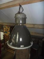 4 lampes d'usine industrielle uniques de qualité supérieure, Maison & Meubles, Lampes | Suspensions, Métal, Industrieel, 75 cm ou plus