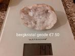 bergkristal geode, Collections, Minéraux & Fossiles, Enlèvement ou Envoi