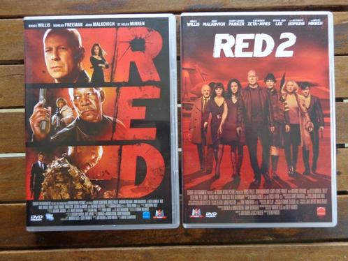 )))  Red 1 & 2 // Thriller / Action  (((, Cd's en Dvd's, Dvd's | Actie, Zo goed als nieuw, Actie, Alle leeftijden, Ophalen of Verzenden