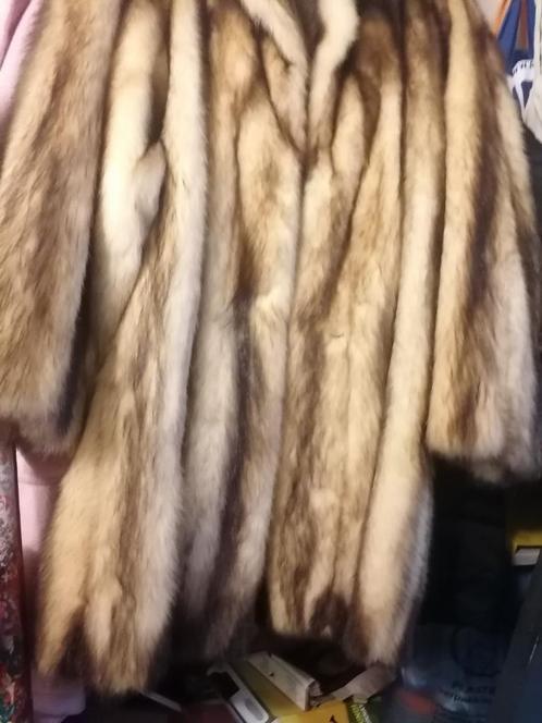 Bontmantel vos, Kleding | Dames, Jassen | Winter, Zo goed als nieuw, Maat 38/40 (M), Beige, Ophalen
