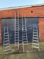 Diverse ladders te koop aluminium & ijzer, Doe-het-zelf en Bouw, Ladders en Trappen, Ophalen, Zo goed als nieuw, Ladder, Opvouwbaar of Inschuifbaar