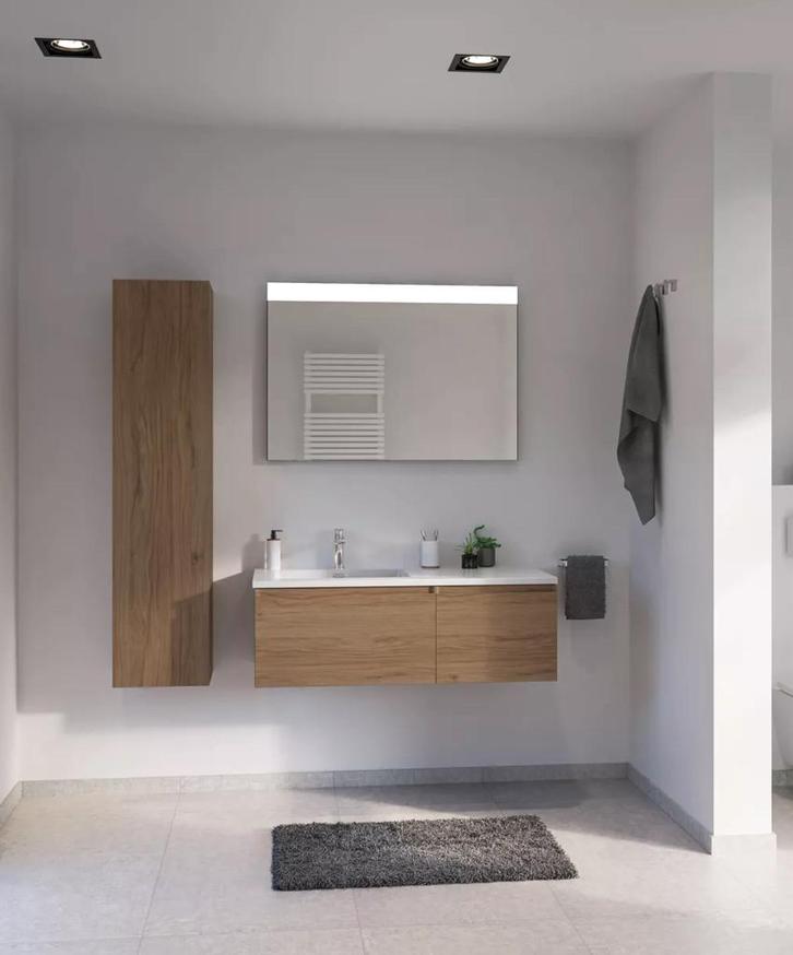 Storke Lucera Badkamerspiegel met verlichting, Huis en Inrichting, Badkamer | Badkamermeubels, Nieuw, Overige typen, Minder dan 100 cm