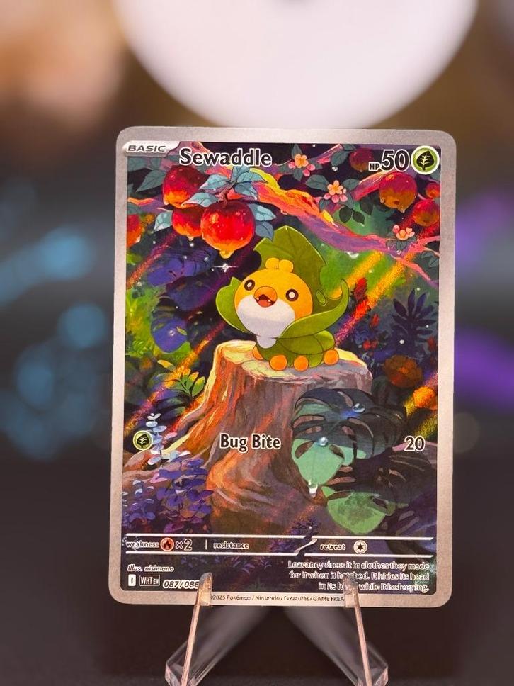 Sewaddle 087 Near Mint Verzending €2,50 incl. bubbel-envelop, Hobby en Vrije tijd, Verzamelkaartspellen | Pokémon, Zo goed als nieuw