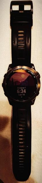 Garmin FENIX 7X Sapphire Solar Titane, Handtassen en Accessoires, Sporthorloges, Ophalen, Gebruikt