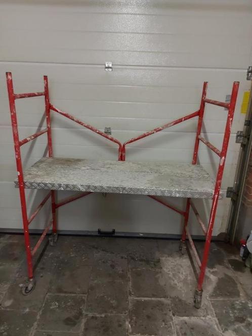 opvouwbare tuinstelling is geschikt voor binnen- en buitenge, Doe-het-zelf en Bouw, Ladders en Trappen, Zo goed als nieuw, Trap