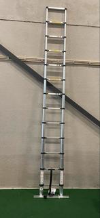 Nieuwe 3.8/4.4M telescoop ladder, Doe-het-zelf en Bouw, Ladders en Trappen, Ophalen, Nieuw, Ladder, Opvouwbaar of Inschuifbaar