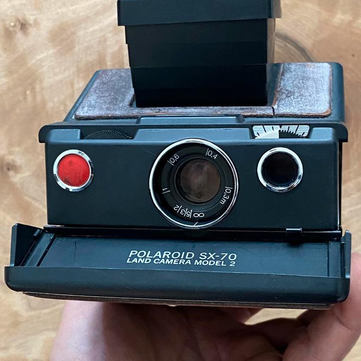 Polaroid SX-70 landcamera model 2, Audio, Tv en Foto, Fotocamera's Analoog, Zo goed als nieuw, Polaroid, Polaroid, Ophalen of Verzenden